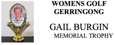 Gail Burgin Memorial Trophy 2025 at Gerringong