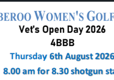 Jamberoo Women’s Vet’s Open Day